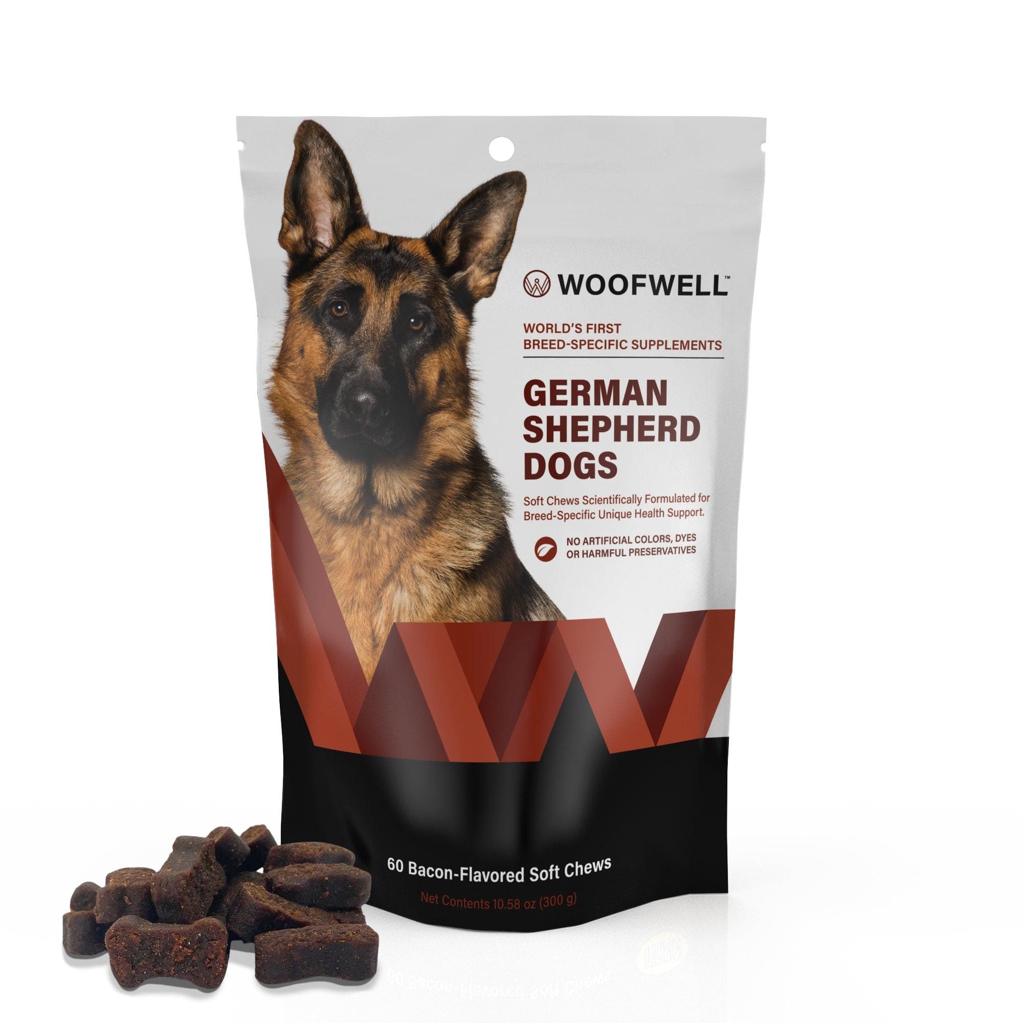 WoofWell® Breed-Specific Health Supplements WoofWell® GERMAN SHEPHERD Health Support Supplement