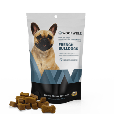 French Bulldog Health Supplement package- WoofWell Breed-Specific  Health Supplements for dogs